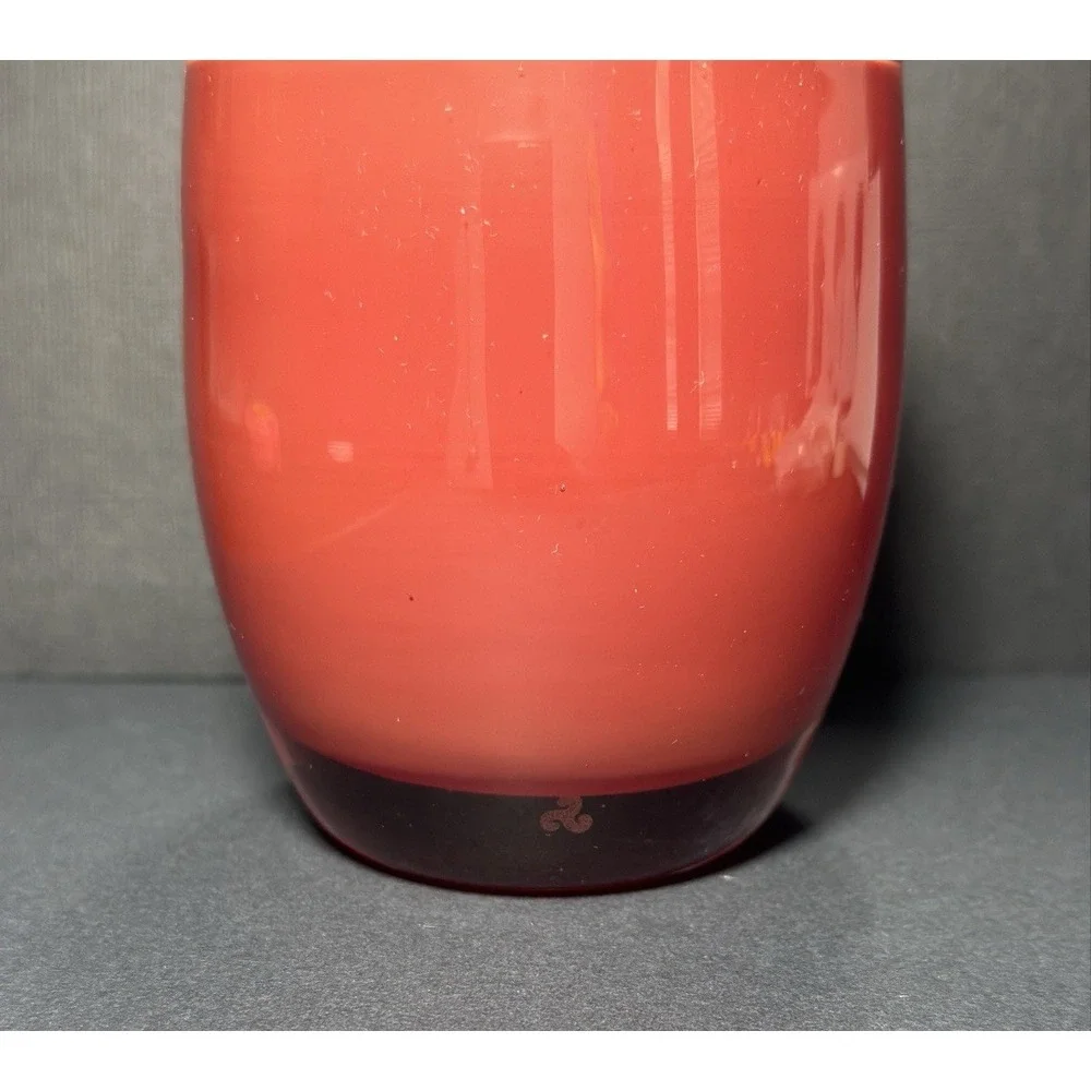 Glassybaby Candle Holder RUDOLPH Glass Votive Holder Pre Triskelion 1416‎